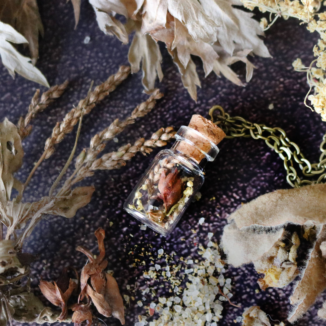 Brainmeats Atelier - Transitions Amulet – Change and Renewal Talisman w/Luna Moth