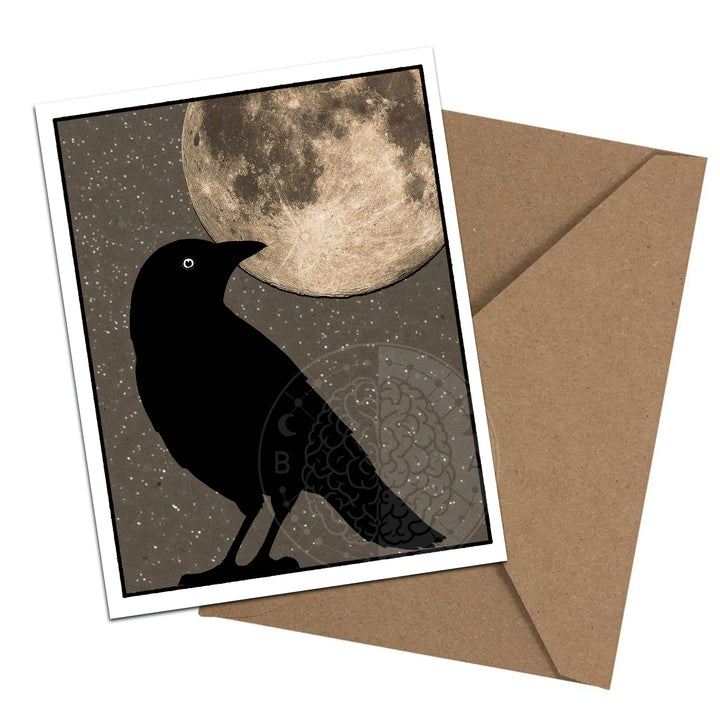 Brainmeats Atelier - Night Guardians – Boxed Crow Moon Notecard Set