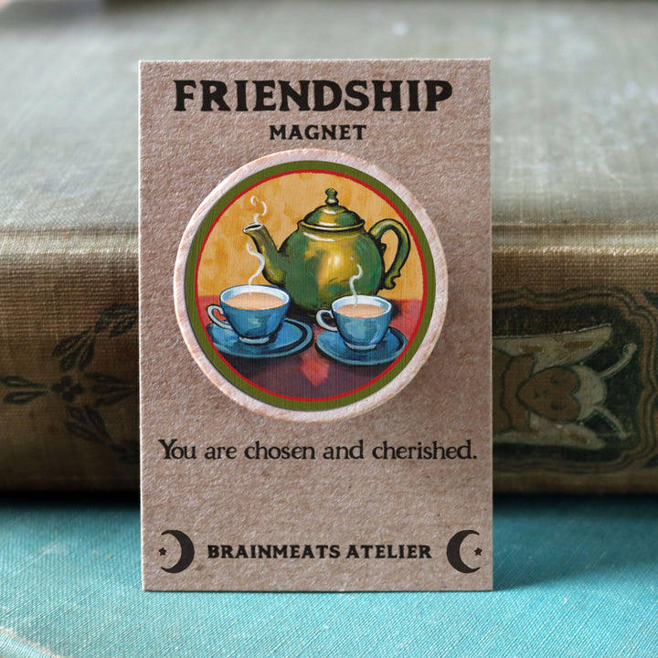 Friendship Magnet – Teapot Token for Companionship