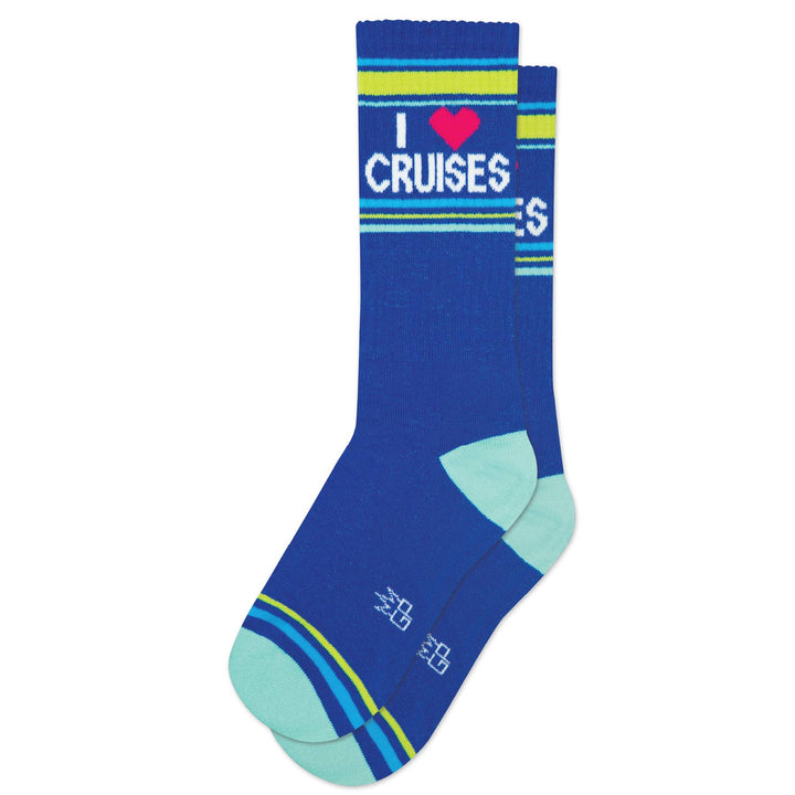 Gumball Poodle - I ❤️ Cruises Gym Crew Socks