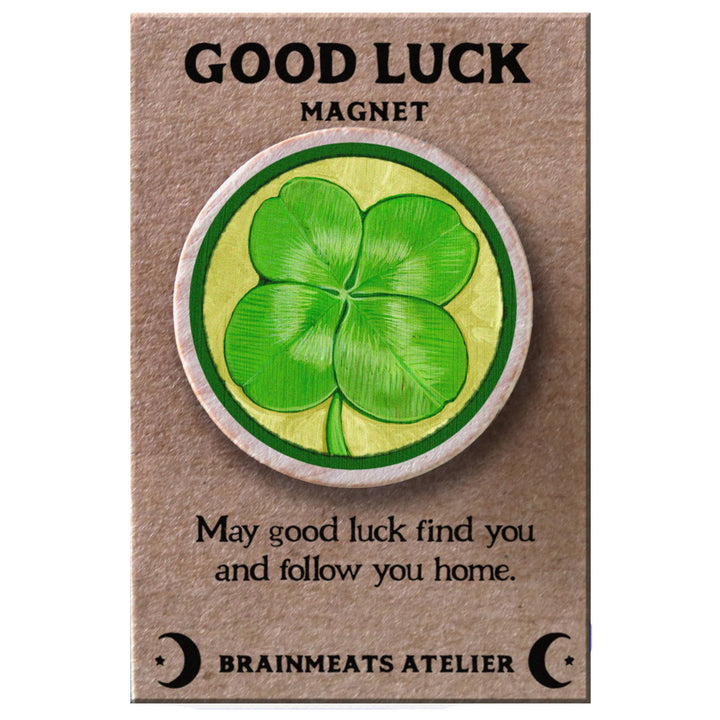 Good Luck Magnet – Clover Intention Token for Fortune