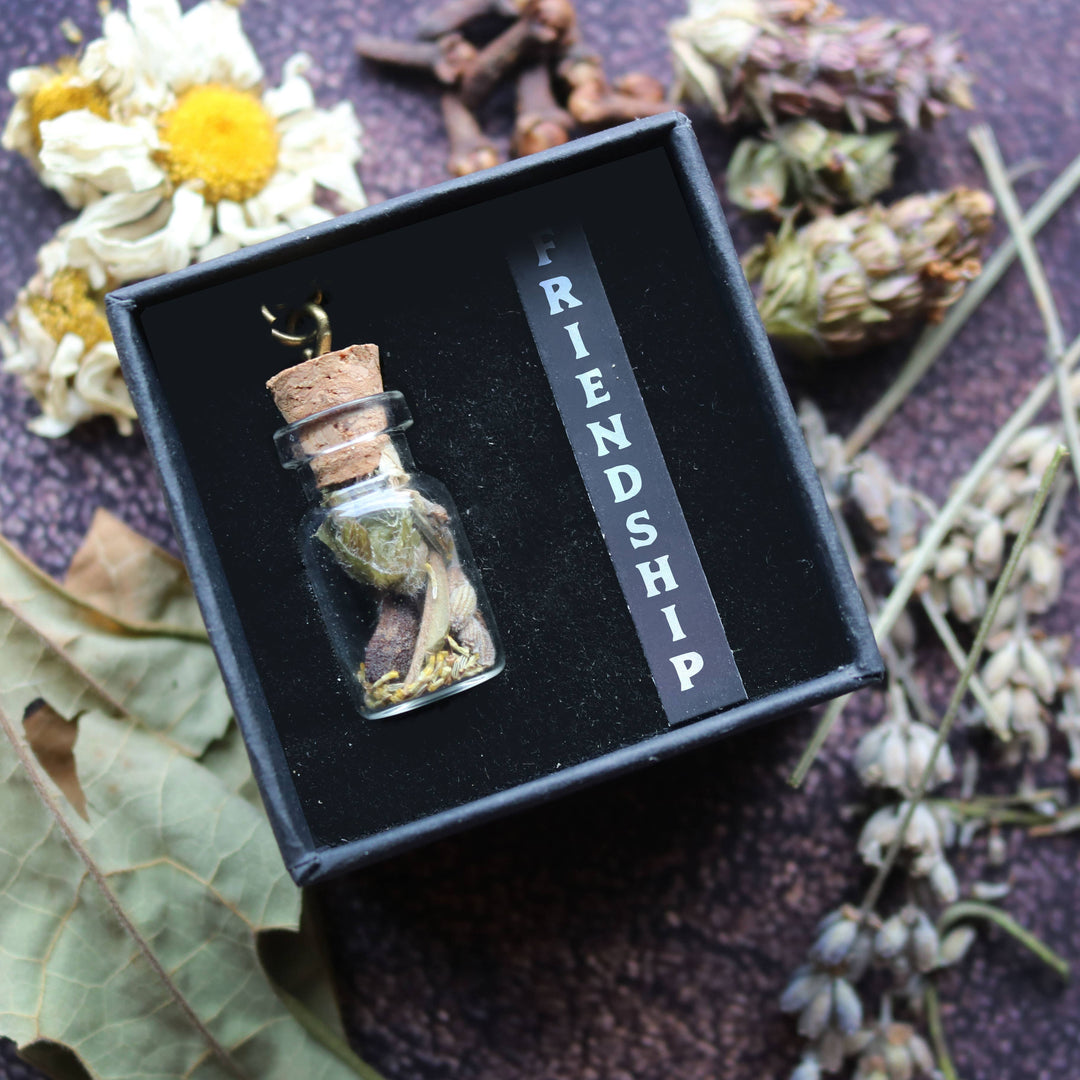 Brainmeats Atelier - Friendship Amulet – Companionship Talisman Necklace w/Teapot