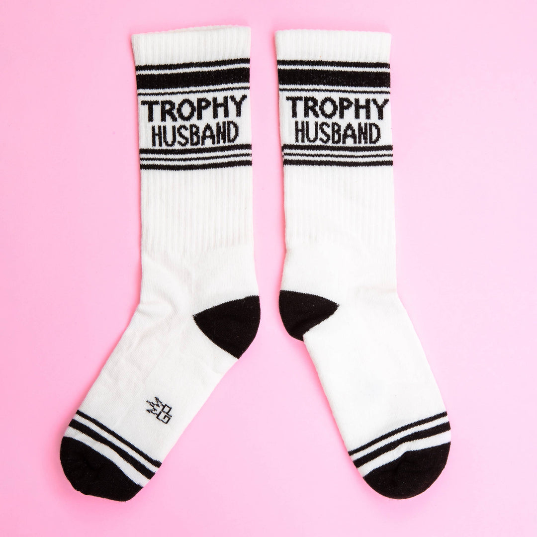 Gumball Poodle - Trophy Husband Gym Crew Socks