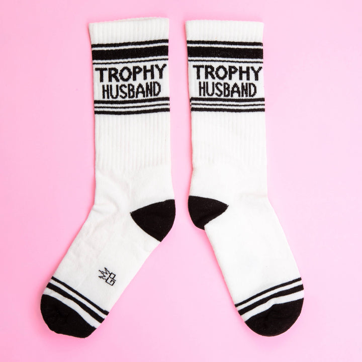 Gumball Poodle - Trophy Husband Gym Crew Socks
