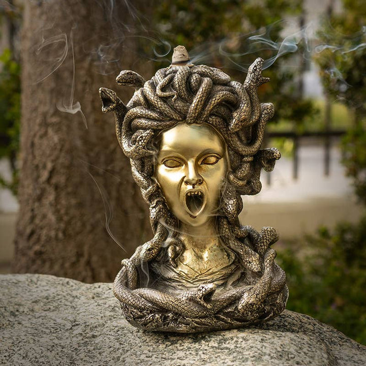 PACIFIC GIFTWARE - Medusa Backflow Incense Burner