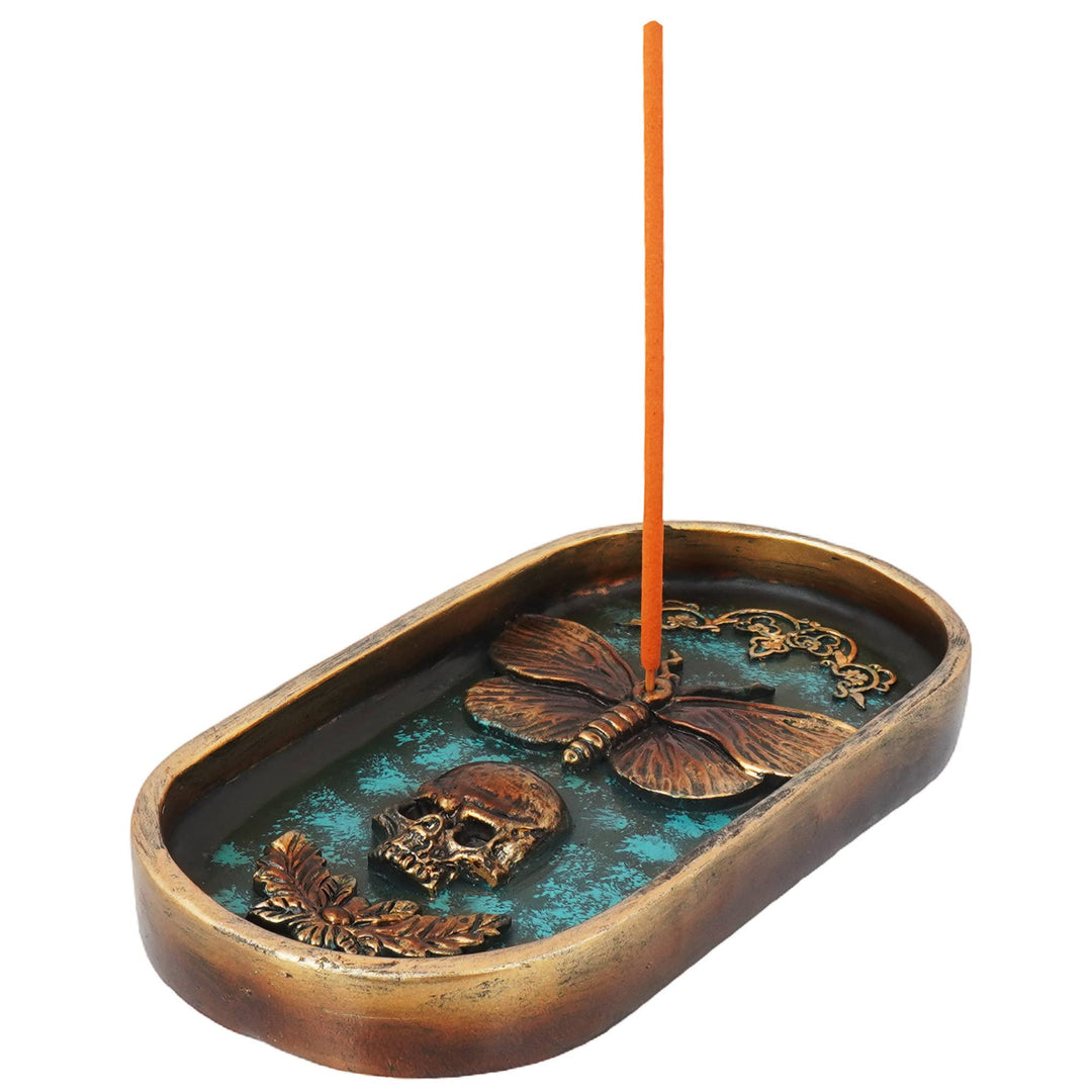 Fantasy Gifts - Moth/Skull Incense Burner