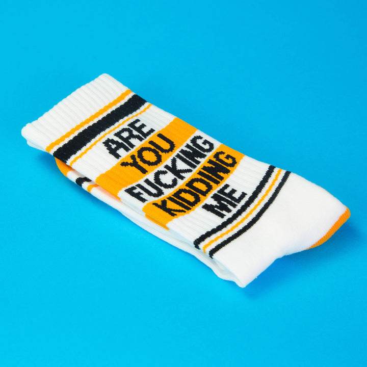Gumball Poodle - Are You Fucking Kidding Me Gym Crew Socks