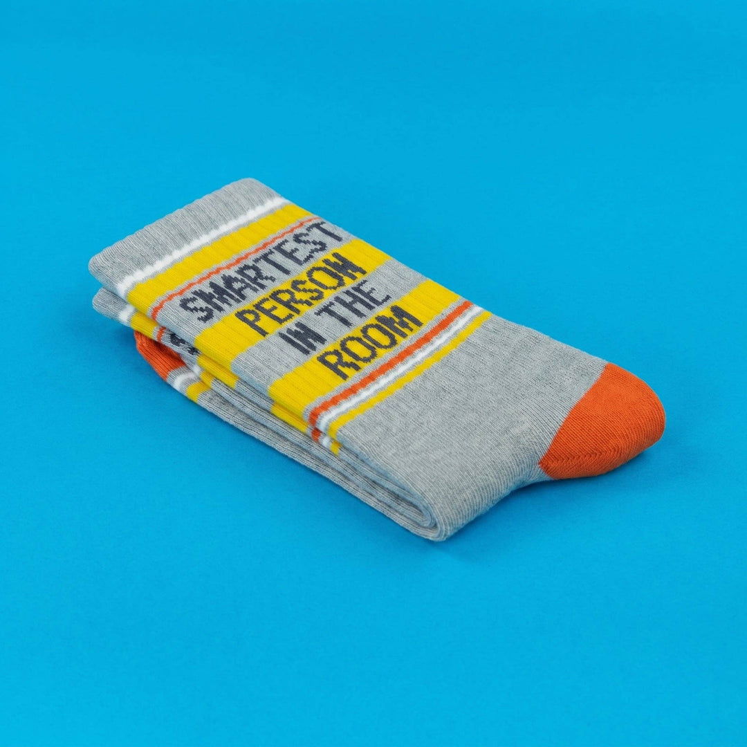 Gumball Poodle - Smartest Person In The Room Gym Crew Socks