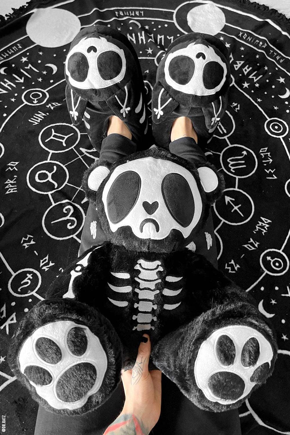 vampirefreaks - Grumpy Bones Bear Plush Toy