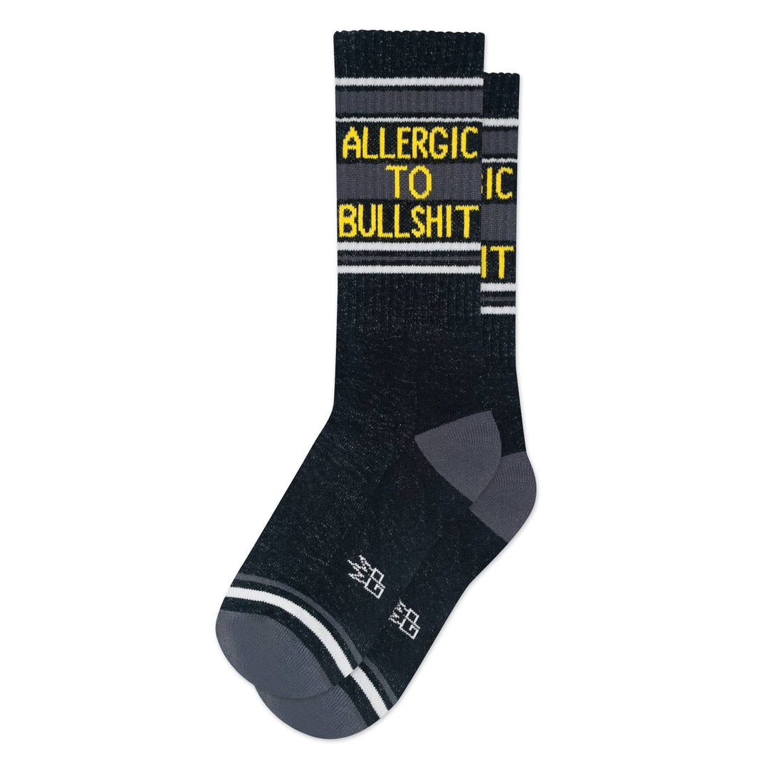 Gumball Poodle - Allergic To Bullshit Gym Crew Socks