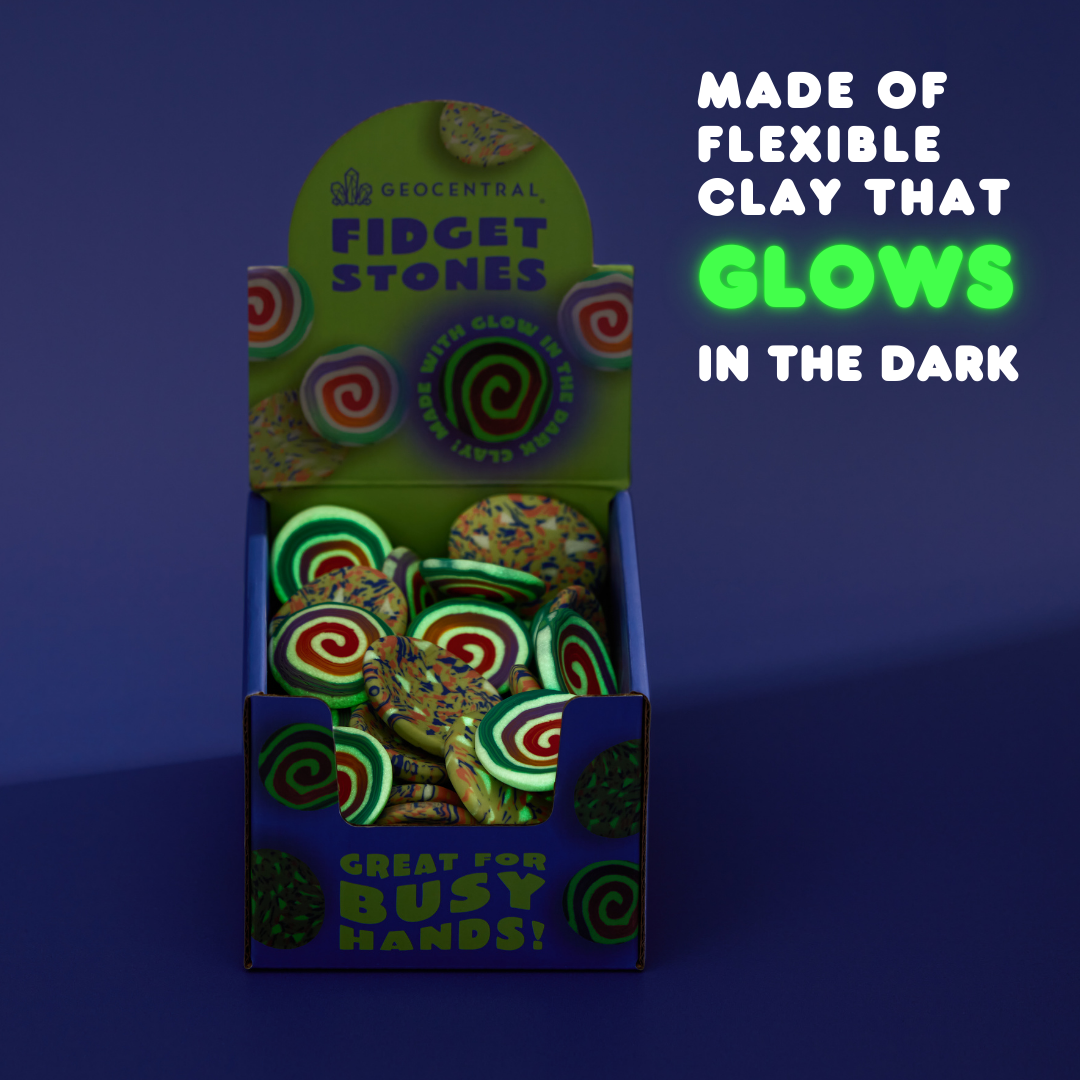 GeoCentral - Fidget Stones – Sensory Glow in the Dark Tool