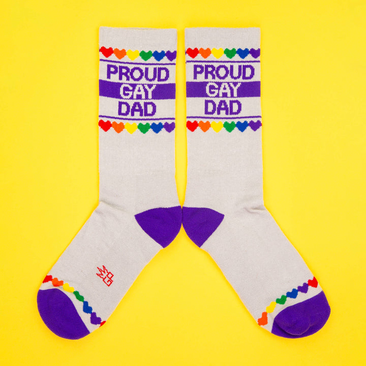Gumball Poodle - Proud Gay Dad Gym Crew Socks