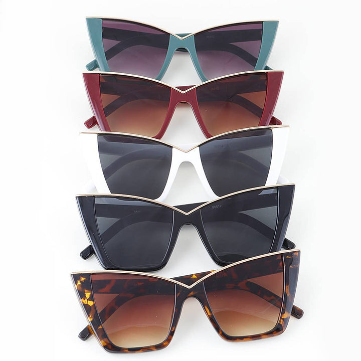 Modern Sharp Cateye Sunglasses
