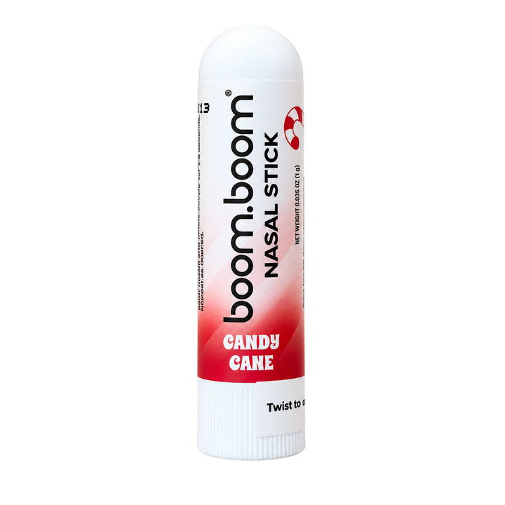 BoomBoom - BoomBoom Nasal Stick | Cool Refreshing Vapors  | Candy Cane : 24 sticks (4 countertop displays)