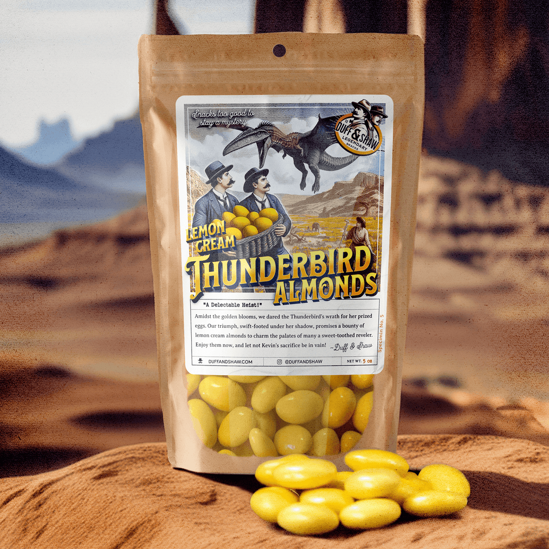 Duff &amp; Shaw - Legendary Snacks - Thunderbird Almonds - Lemon Cream