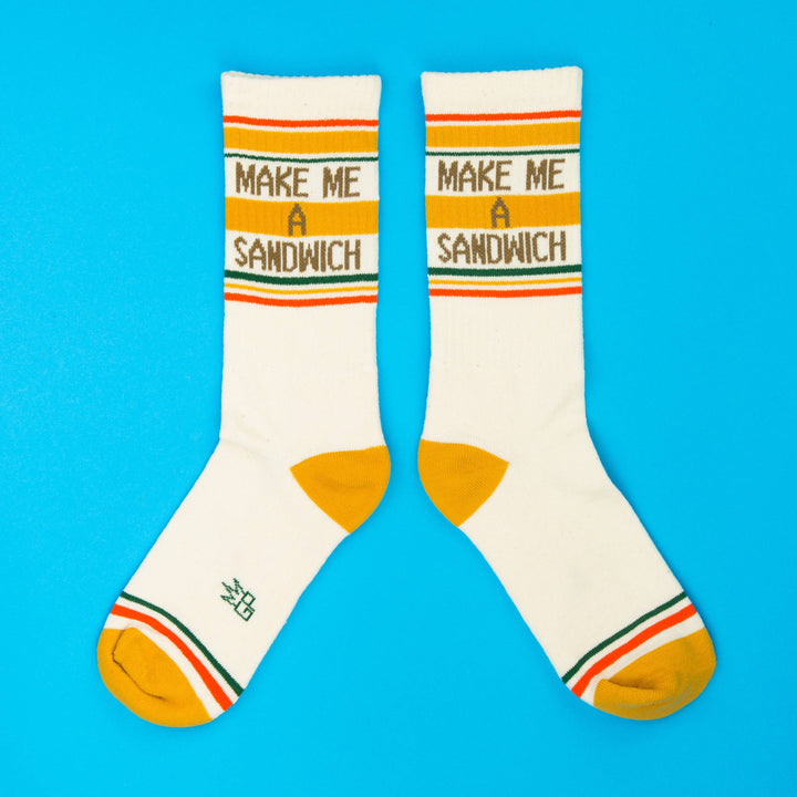 Gumball Poodle - Make Me A Sandwich Gym Crew Socks