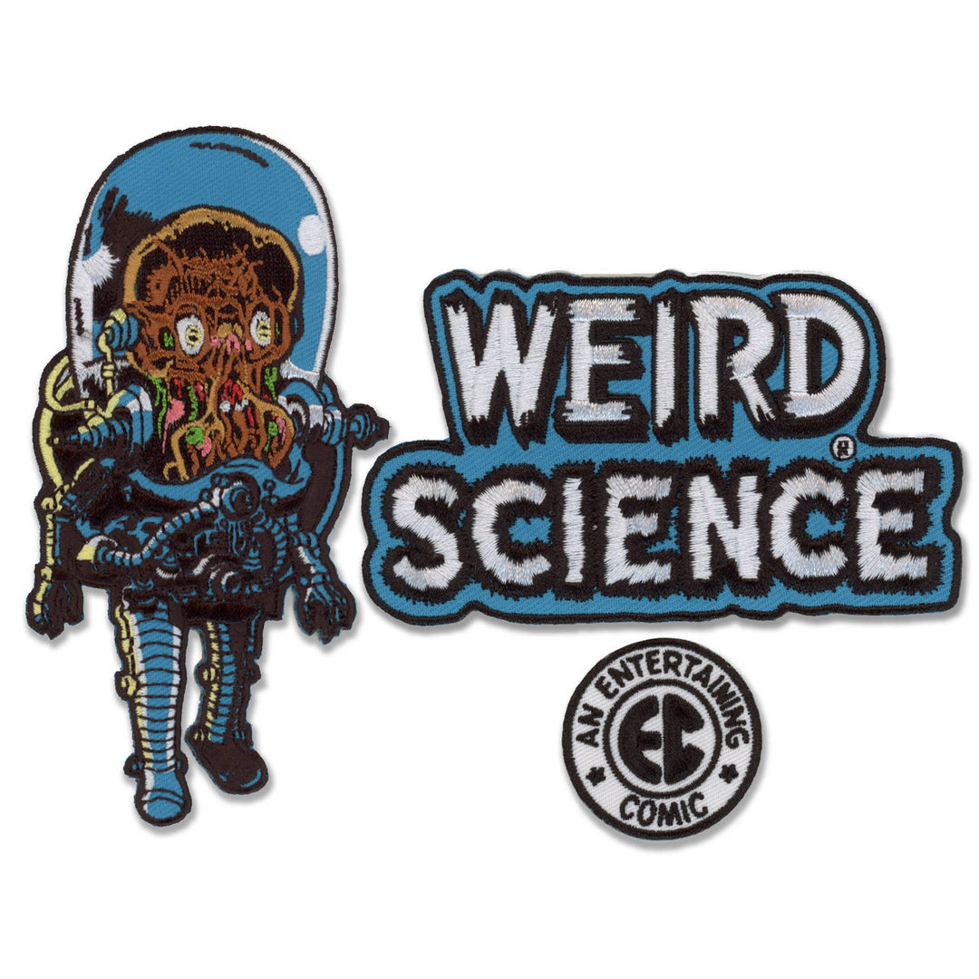 Retro-a-go-go! - EC Comics "Weird Science" Embroidered Patch Set