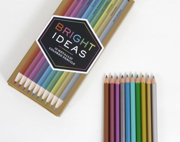Chronicle Books - Bright Ideas Metallic Pencils