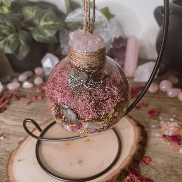 Pink Love Spell Witch Ball