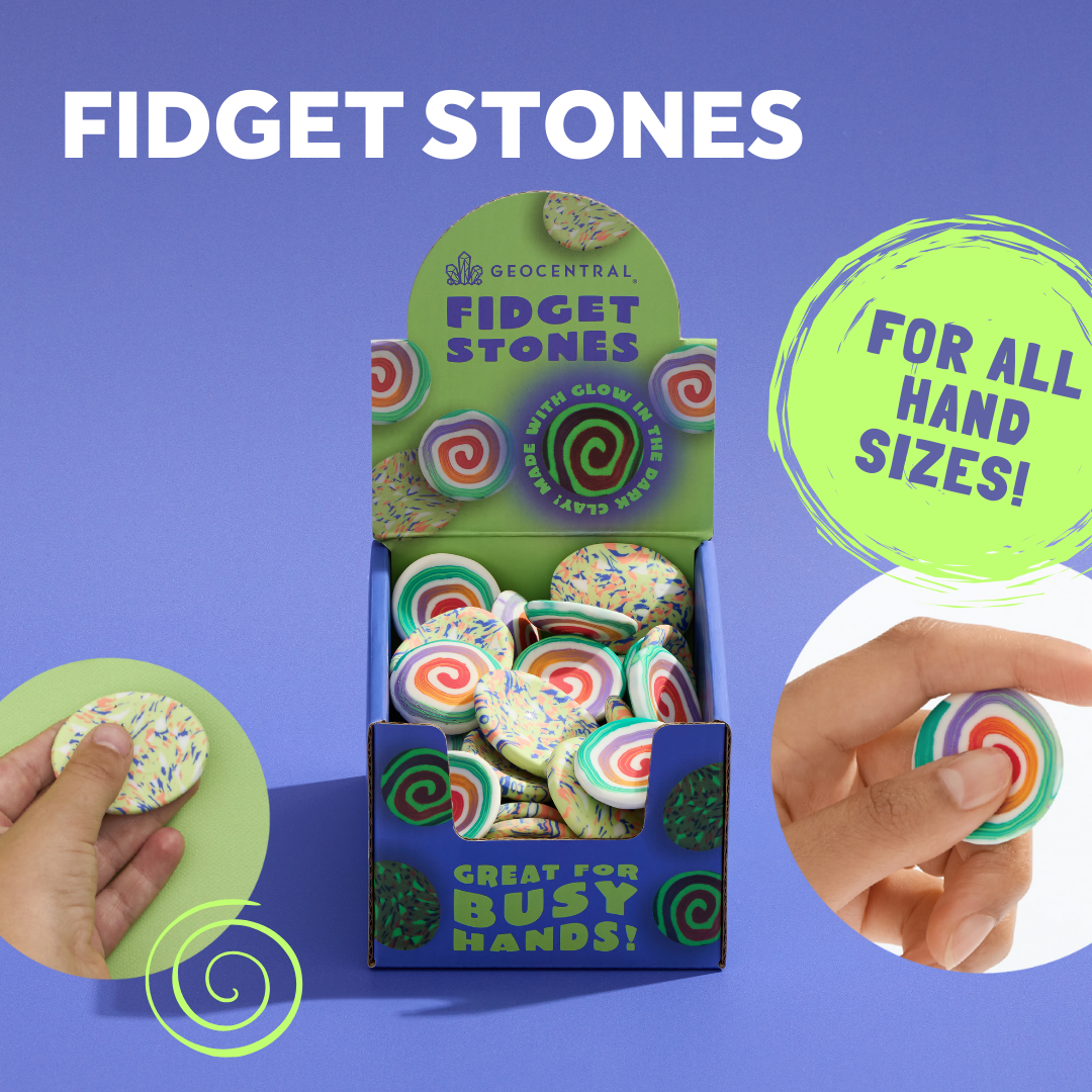 GeoCentral - Fidget Stones – Sensory Glow in the Dark Tool