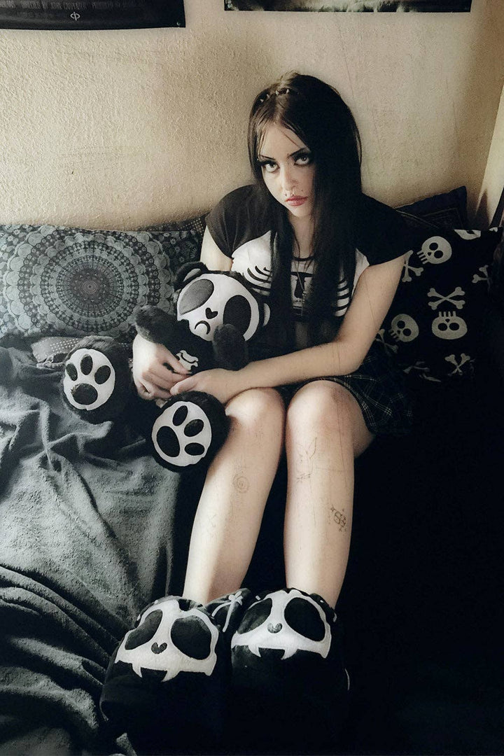 vampirefreaks - Grumpy Bones Bear Plush Toy