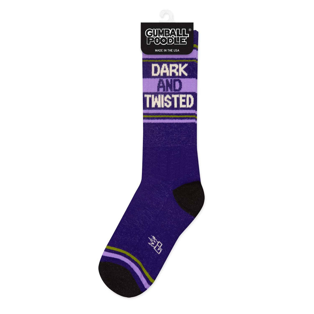Dark And Twisted Gym Crew Socks