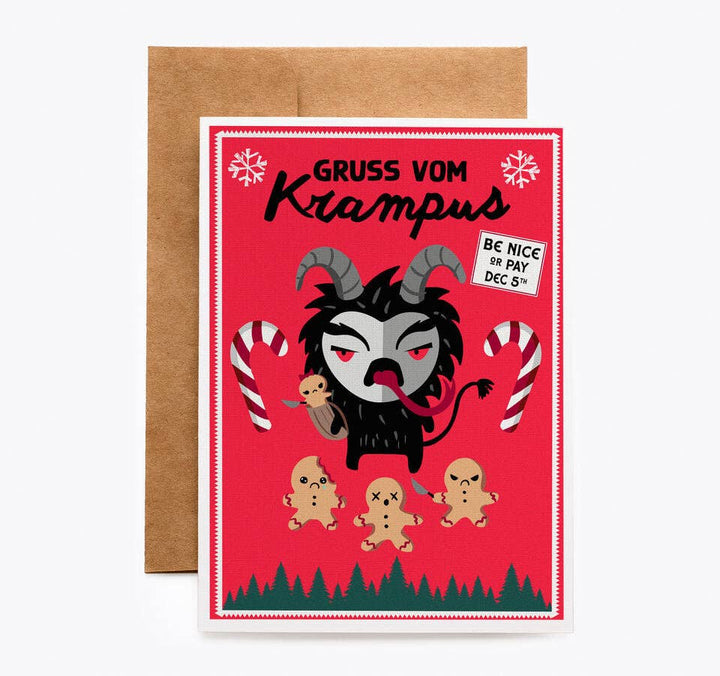 Spooky Cat Press - Gruss Vom Krampus Card