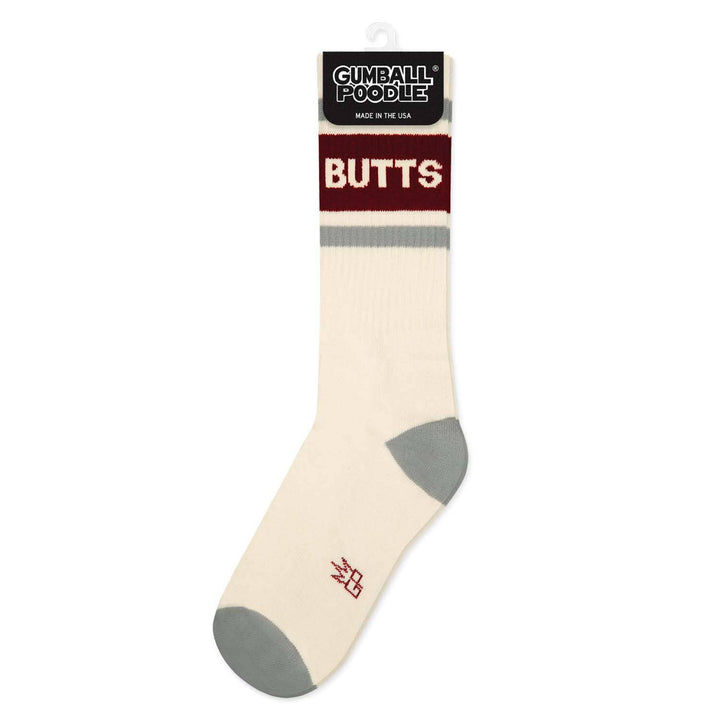 Gumball Poodle - Butts Gym Crew Socks