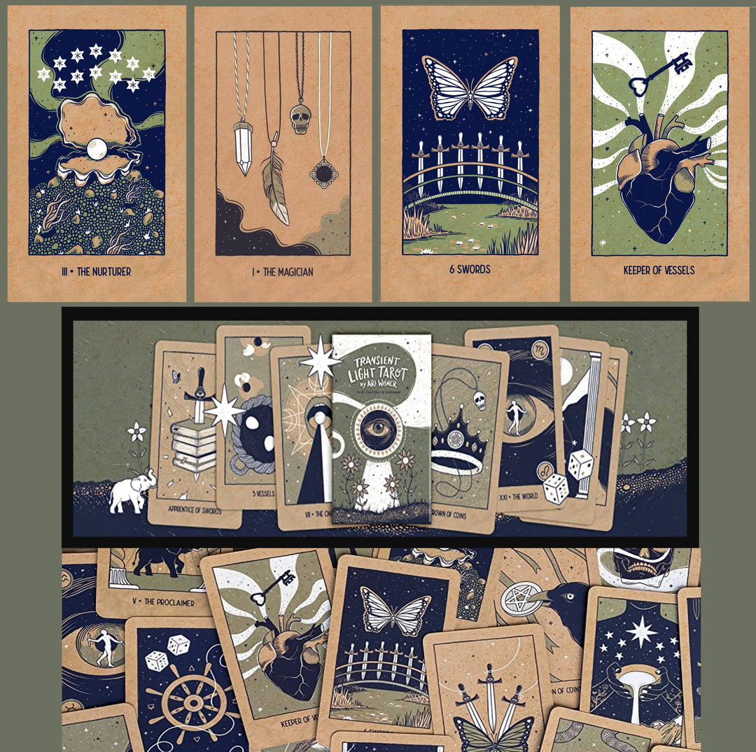 Microcosm Publishing & Distribution - Transient Light Tarot: An 81-Card Deck & Guidebook
