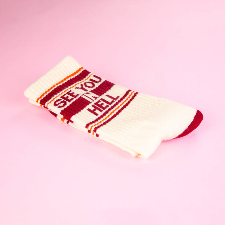 Gumball Poodle - See You in Hell Gym Crew Socks
