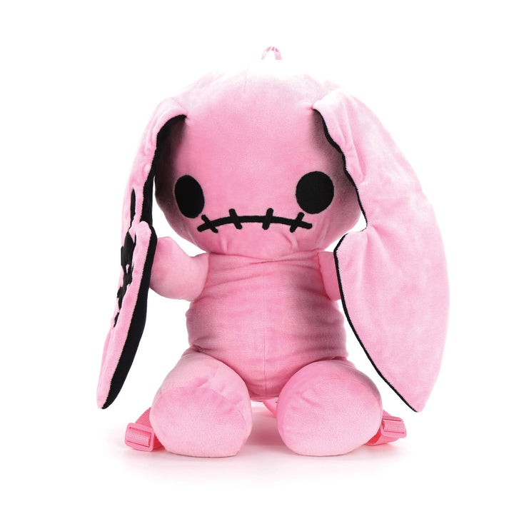 COMECO INC - Pink Naughty Bunny Stuffed Backpack