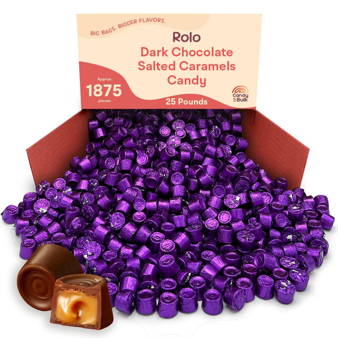 Candy In Bulk - Rolo Salted Caramel Dark Chocolate - Bulk Value Bag: 5 lb
