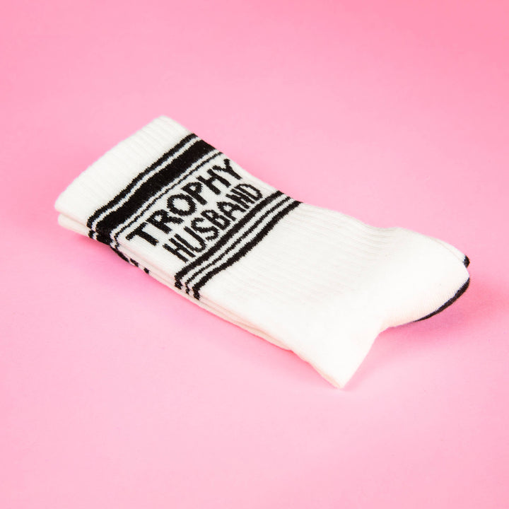 Gumball Poodle - Trophy Husband Gym Crew Socks