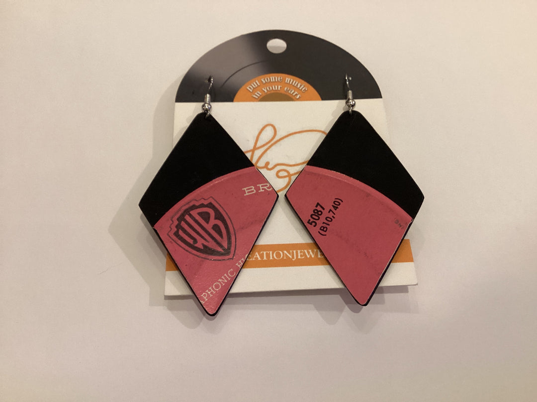 Leah Creation Jewelry - Re-Vinyled Record Earrings