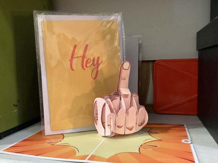 Hey F You - Greeting Card