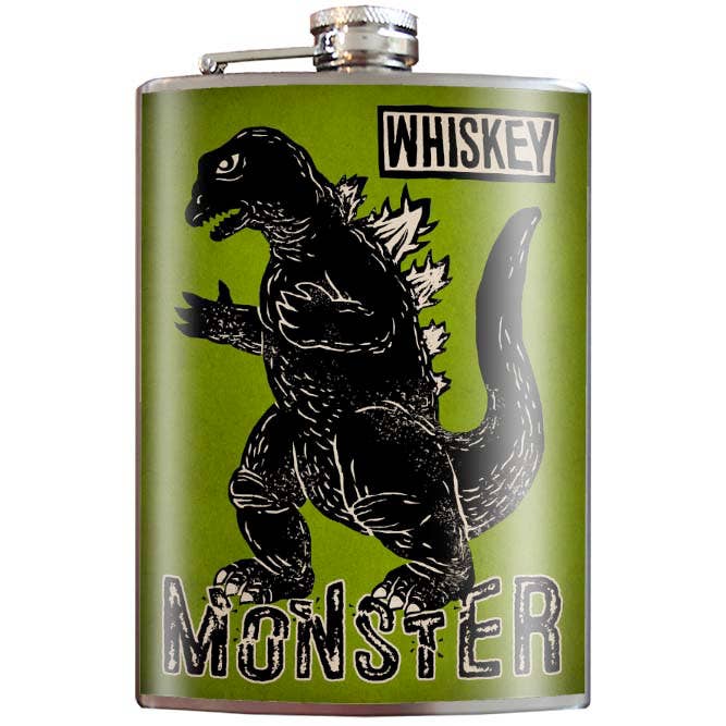 Trixie & Milo - Flask - Whisky Monster