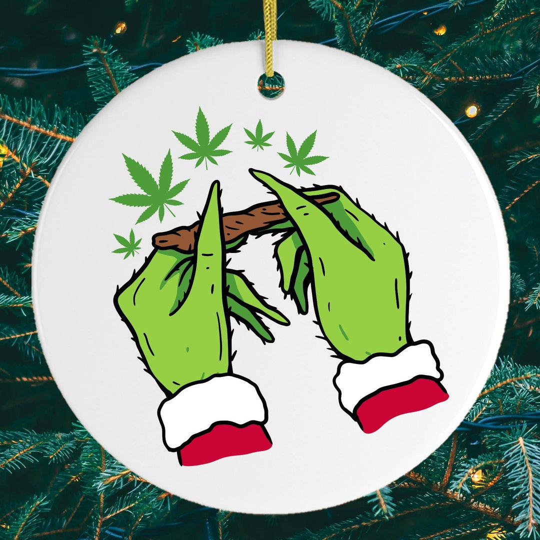OrnamentallyYou - Rolling Blunt Weed Christmas Ornament