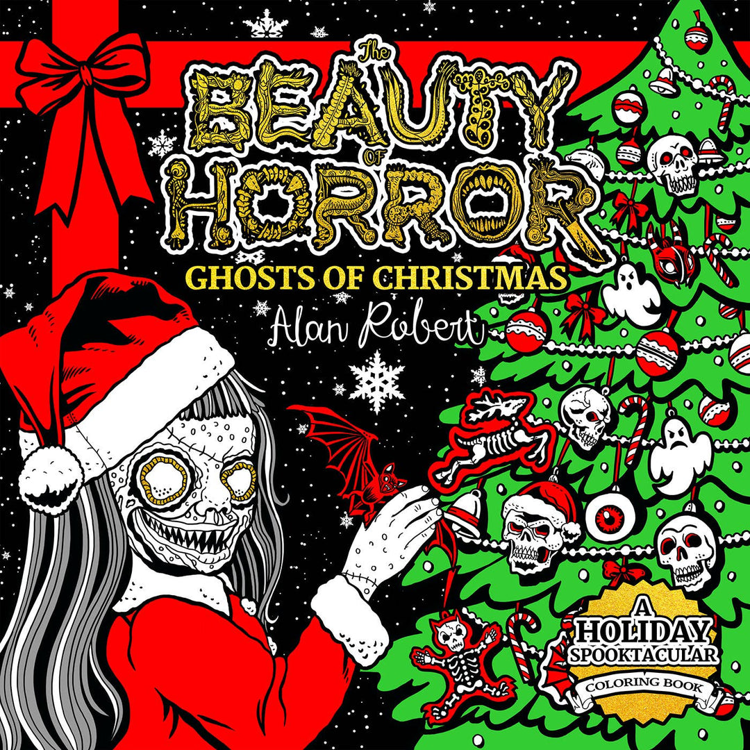 Microcosm Publishing & Distribution - Beauty of Horror: Ghosts of Christmas Coloring Book