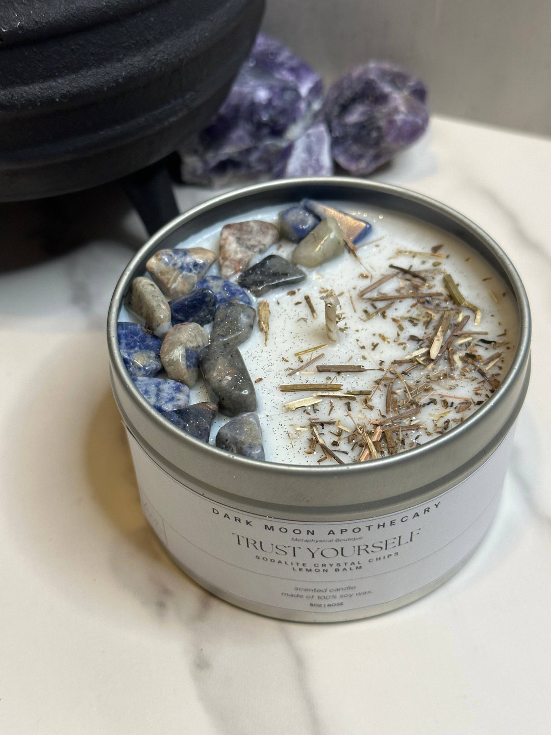 The Dark Moon Apothecary - Trust Yourself Soy Crystal Candle