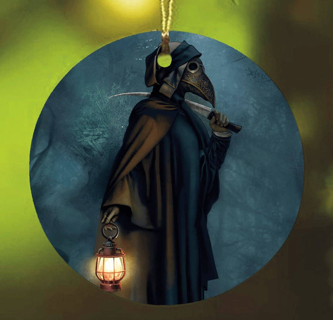 OrnamentallyYou - Plague Doctor Grim Reaper Ornament