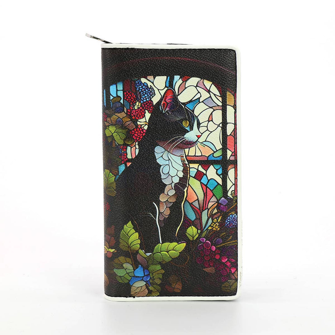 Stained Glass Cat Wallet